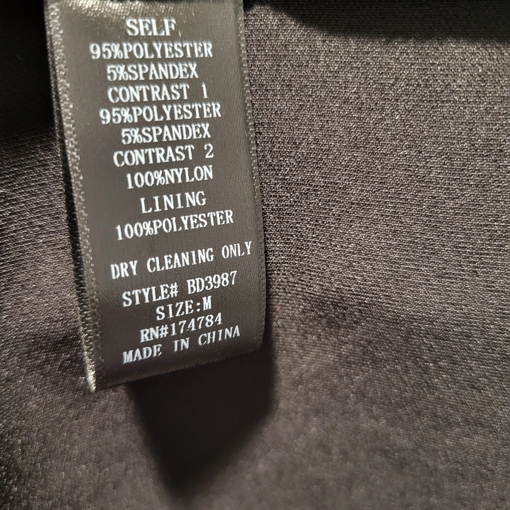 NWT Anthropologie/ Blithe LA Maxi Black Wedding Formal Embellish Dress Sz Medium - Picture 11 of 15